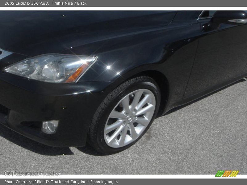 Truffle Mica / Black 2009 Lexus IS 250 AWD