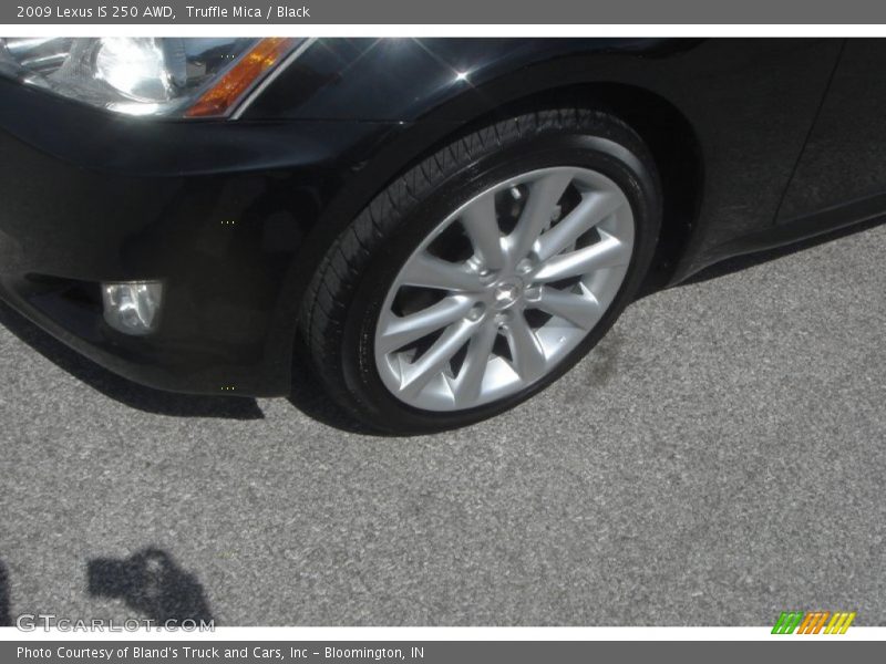 Truffle Mica / Black 2009 Lexus IS 250 AWD