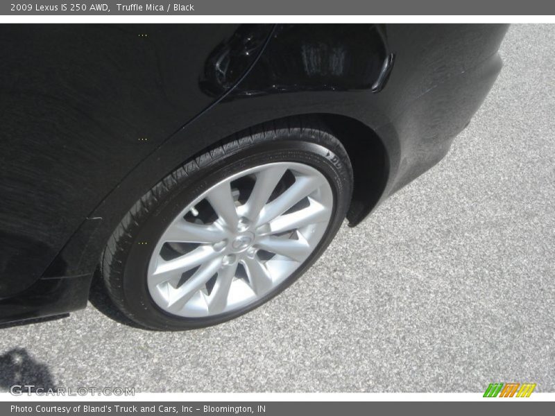 Truffle Mica / Black 2009 Lexus IS 250 AWD