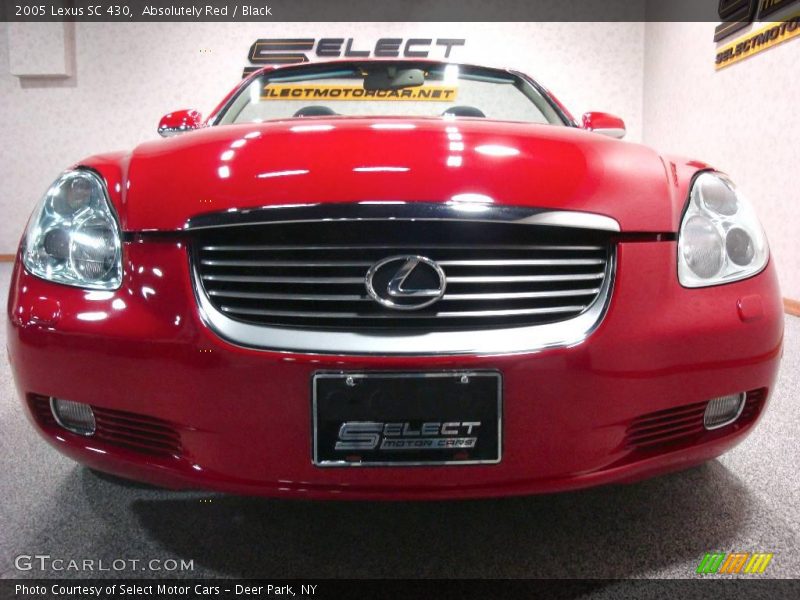 Absolutely Red / Black 2005 Lexus SC 430