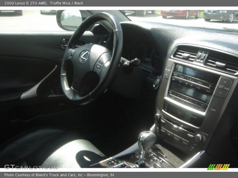 Truffle Mica / Black 2009 Lexus IS 250 AWD