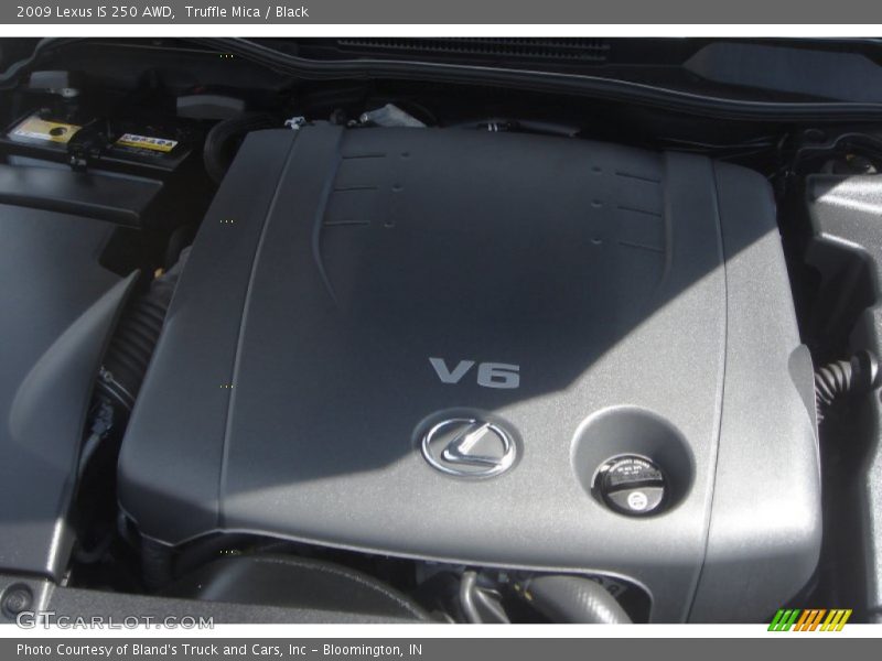 Truffle Mica / Black 2009 Lexus IS 250 AWD