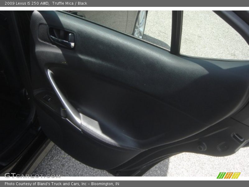 Truffle Mica / Black 2009 Lexus IS 250 AWD