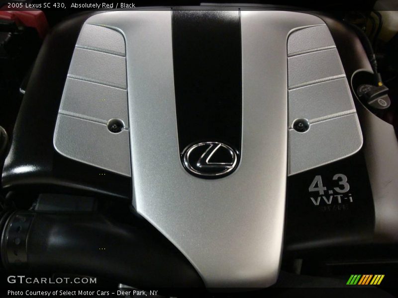 Absolutely Red / Black 2005 Lexus SC 430