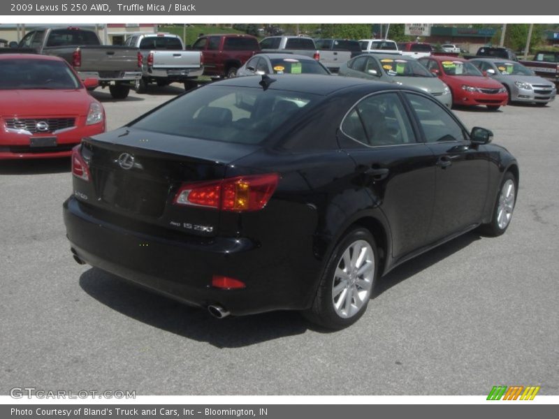 Truffle Mica / Black 2009 Lexus IS 250 AWD