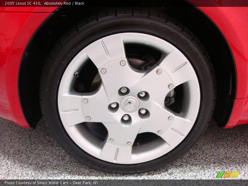 Absolutely Red / Black 2005 Lexus SC 430