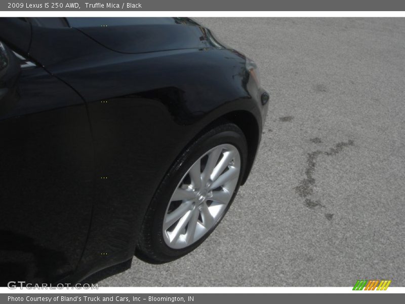Truffle Mica / Black 2009 Lexus IS 250 AWD