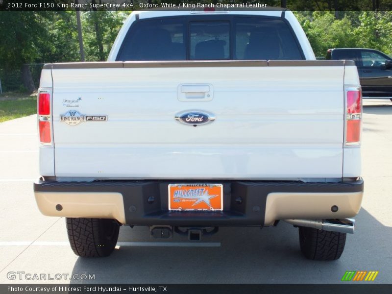 Oxford White / King Ranch Chaparral Leather 2012 Ford F150 King Ranch SuperCrew 4x4