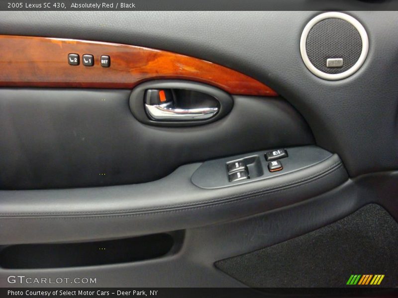 Absolutely Red / Black 2005 Lexus SC 430