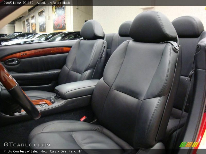 Absolutely Red / Black 2005 Lexus SC 430