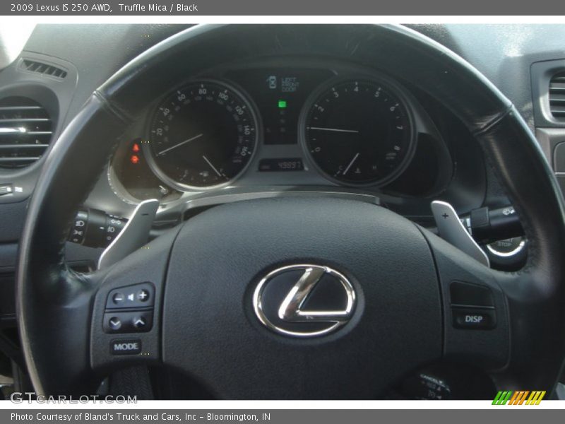 Truffle Mica / Black 2009 Lexus IS 250 AWD