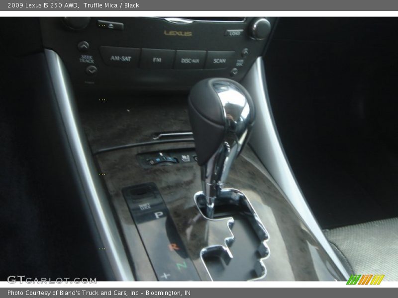 Truffle Mica / Black 2009 Lexus IS 250 AWD