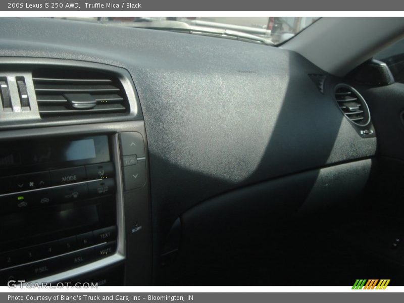 Truffle Mica / Black 2009 Lexus IS 250 AWD