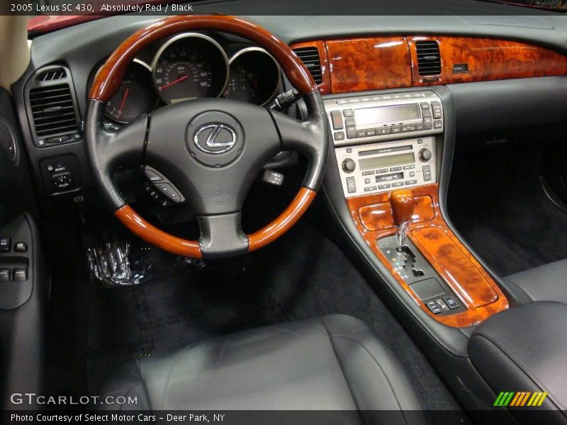 Absolutely Red / Black 2005 Lexus SC 430