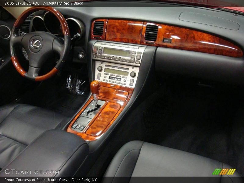 Absolutely Red / Black 2005 Lexus SC 430