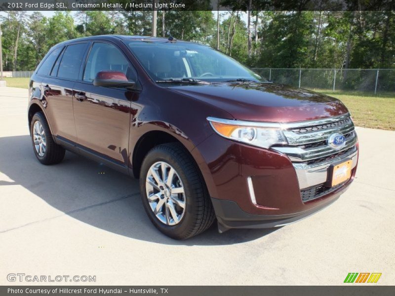Cinnamon Metallic / Medium Light Stone 2012 Ford Edge SEL