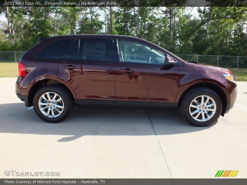 Cinnamon Metallic / Medium Light Stone 2012 Ford Edge SEL
