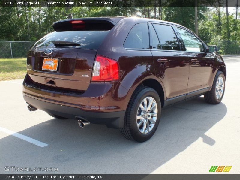 Cinnamon Metallic / Medium Light Stone 2012 Ford Edge SEL