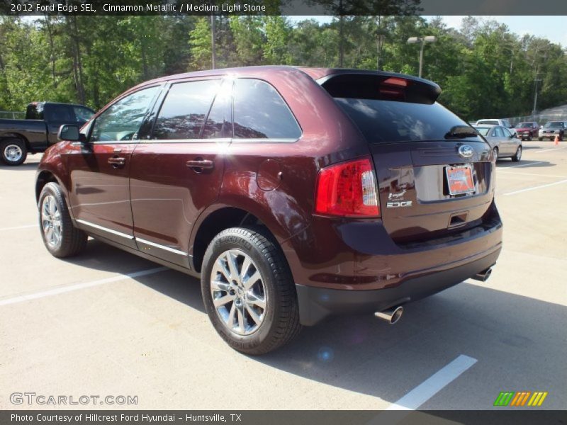 Cinnamon Metallic / Medium Light Stone 2012 Ford Edge SEL