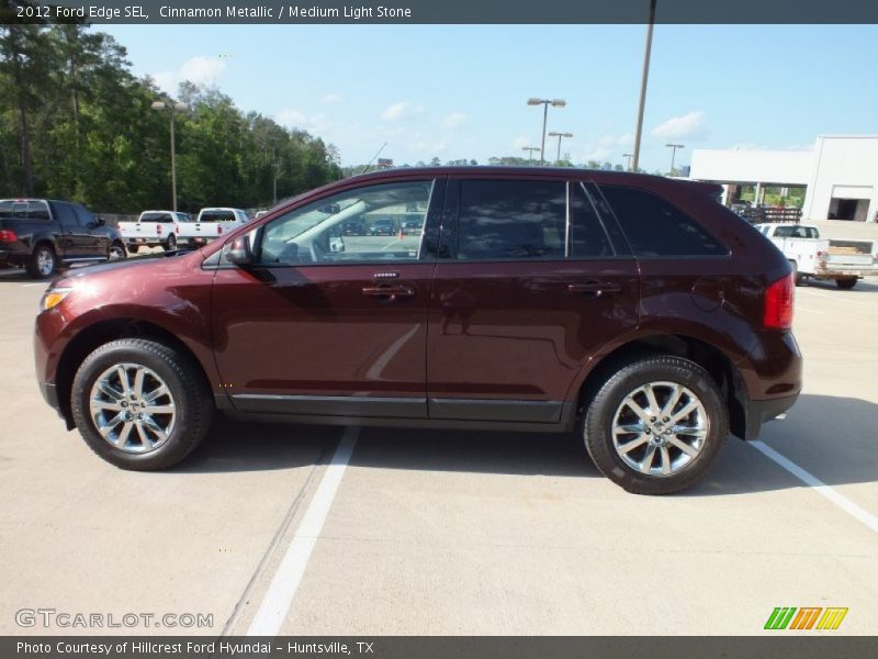 Cinnamon Metallic / Medium Light Stone 2012 Ford Edge SEL