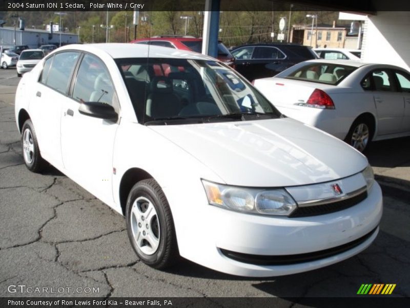 Polar White / Grey 2004 Saturn ION 1 Sedan