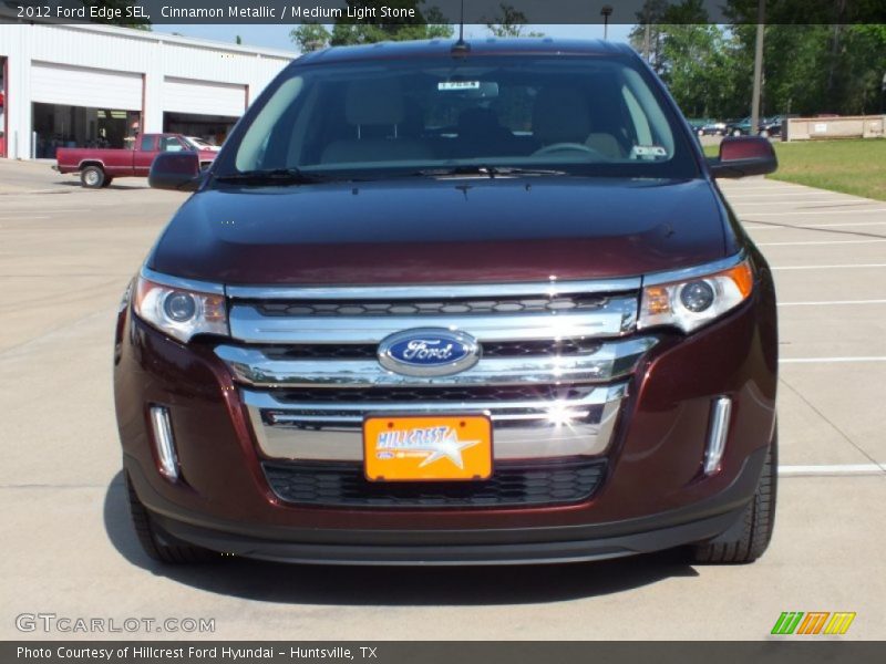 Cinnamon Metallic / Medium Light Stone 2012 Ford Edge SEL