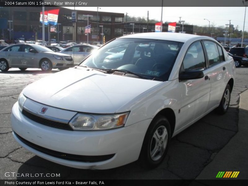 Polar White / Grey 2004 Saturn ION 1 Sedan