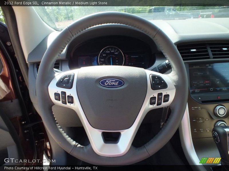 Cinnamon Metallic / Medium Light Stone 2012 Ford Edge SEL
