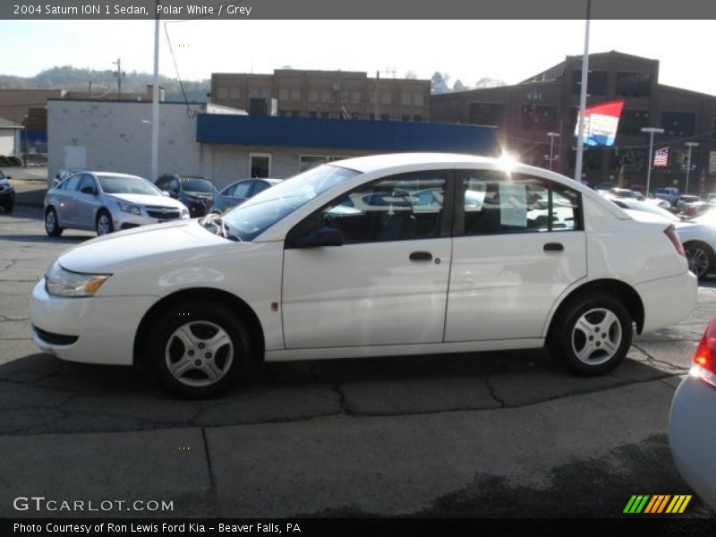 Polar White / Grey 2004 Saturn ION 1 Sedan