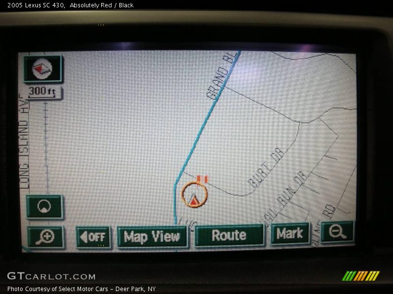 Absolutely Red / Black 2005 Lexus SC 430