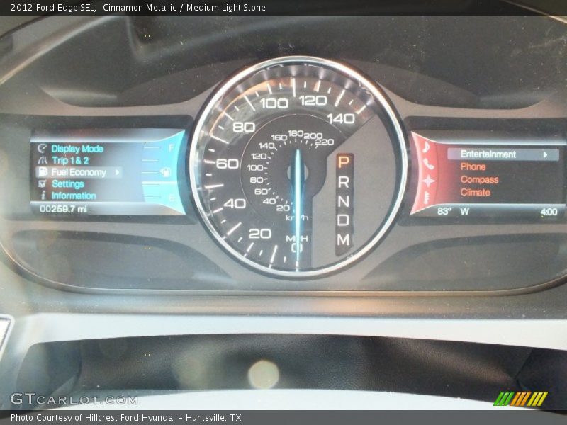 Cinnamon Metallic / Medium Light Stone 2012 Ford Edge SEL