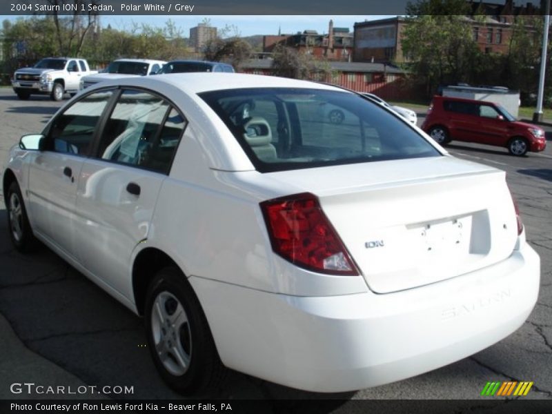 Polar White / Grey 2004 Saturn ION 1 Sedan