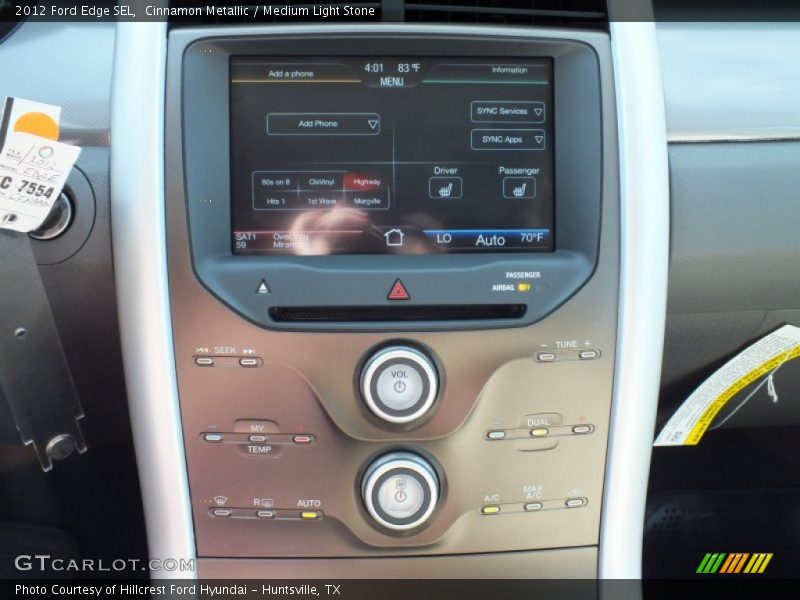 Cinnamon Metallic / Medium Light Stone 2012 Ford Edge SEL