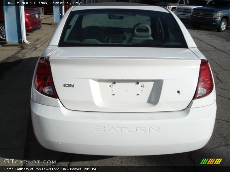 Polar White / Grey 2004 Saturn ION 1 Sedan