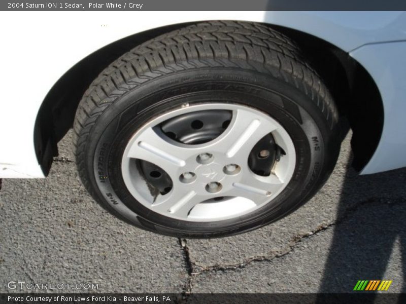 Polar White / Grey 2004 Saturn ION 1 Sedan