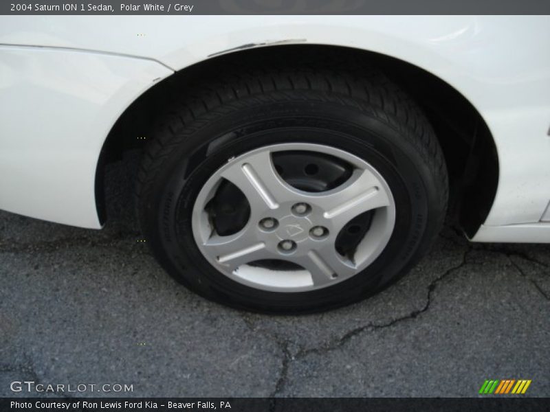 Polar White / Grey 2004 Saturn ION 1 Sedan