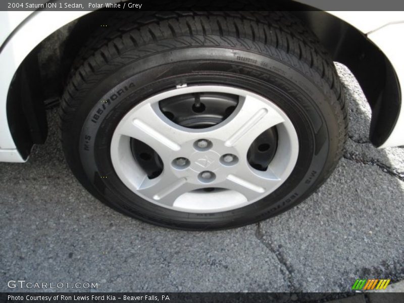 Polar White / Grey 2004 Saturn ION 1 Sedan