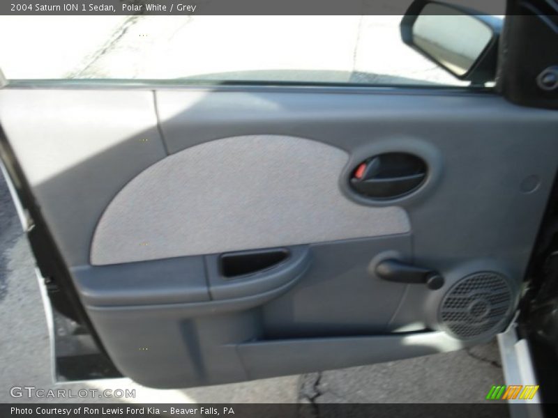 Polar White / Grey 2004 Saturn ION 1 Sedan