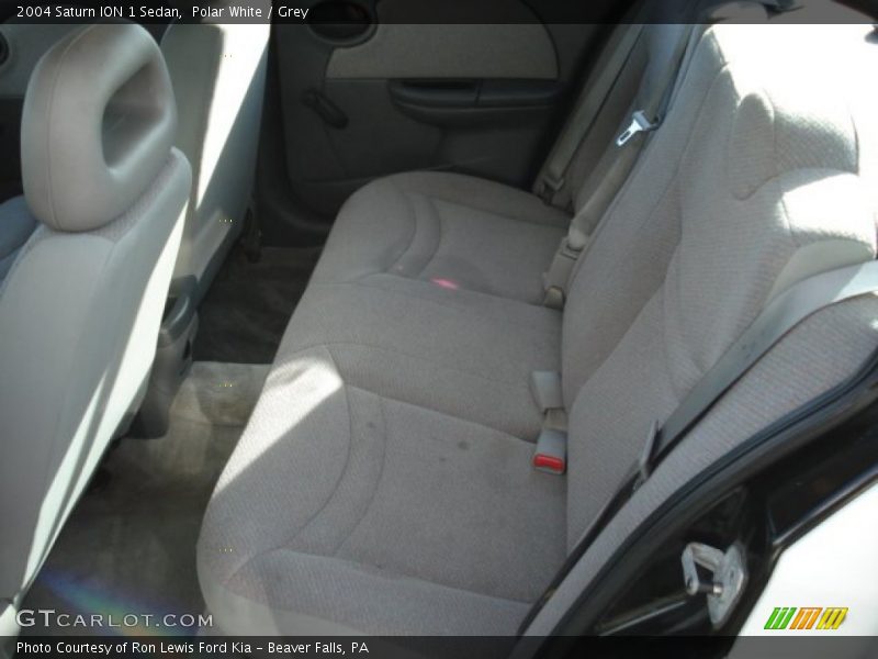 Polar White / Grey 2004 Saturn ION 1 Sedan