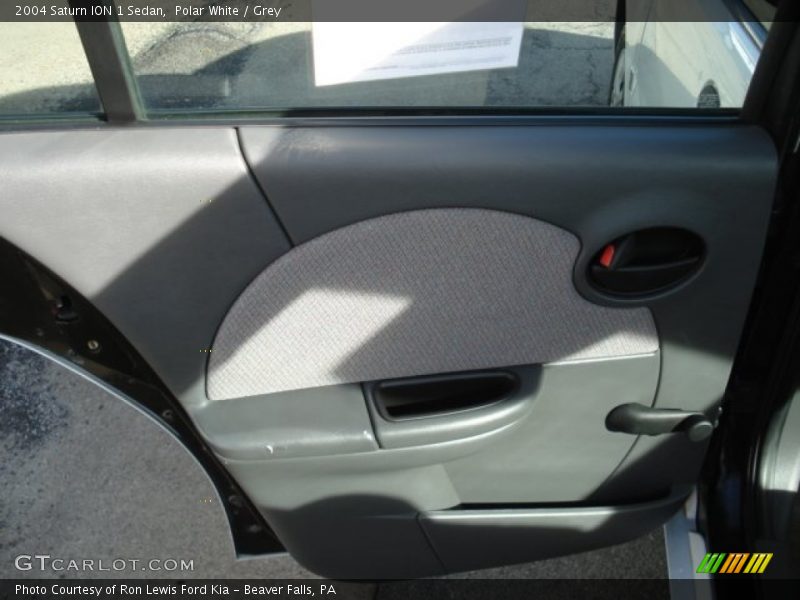 Polar White / Grey 2004 Saturn ION 1 Sedan
