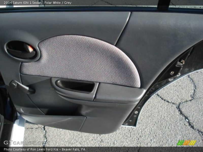 Polar White / Grey 2004 Saturn ION 1 Sedan