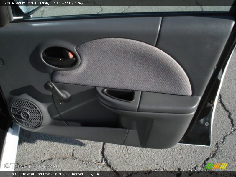 Polar White / Grey 2004 Saturn ION 1 Sedan