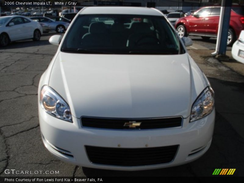 White / Gray 2006 Chevrolet Impala LT