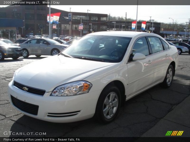 White / Gray 2006 Chevrolet Impala LT