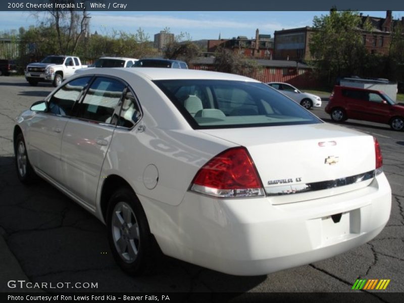 White / Gray 2006 Chevrolet Impala LT