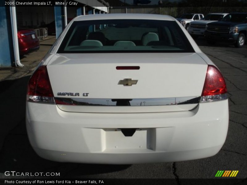 White / Gray 2006 Chevrolet Impala LT