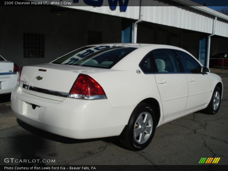 White / Gray 2006 Chevrolet Impala LT
