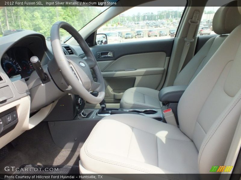 Ingot Silver Metallic / Medium Light Stone 2012 Ford Fusion SEL