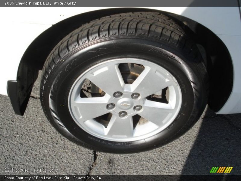 White / Gray 2006 Chevrolet Impala LT
