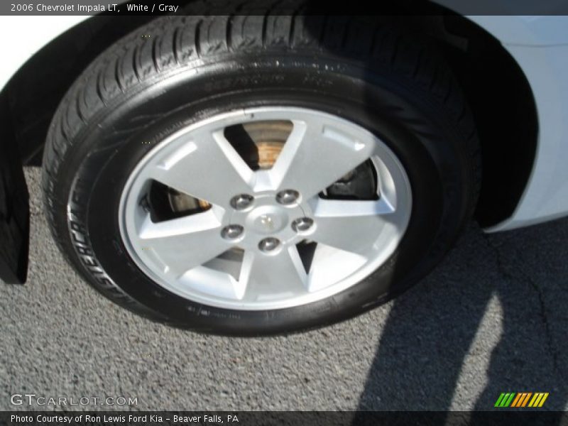 White / Gray 2006 Chevrolet Impala LT